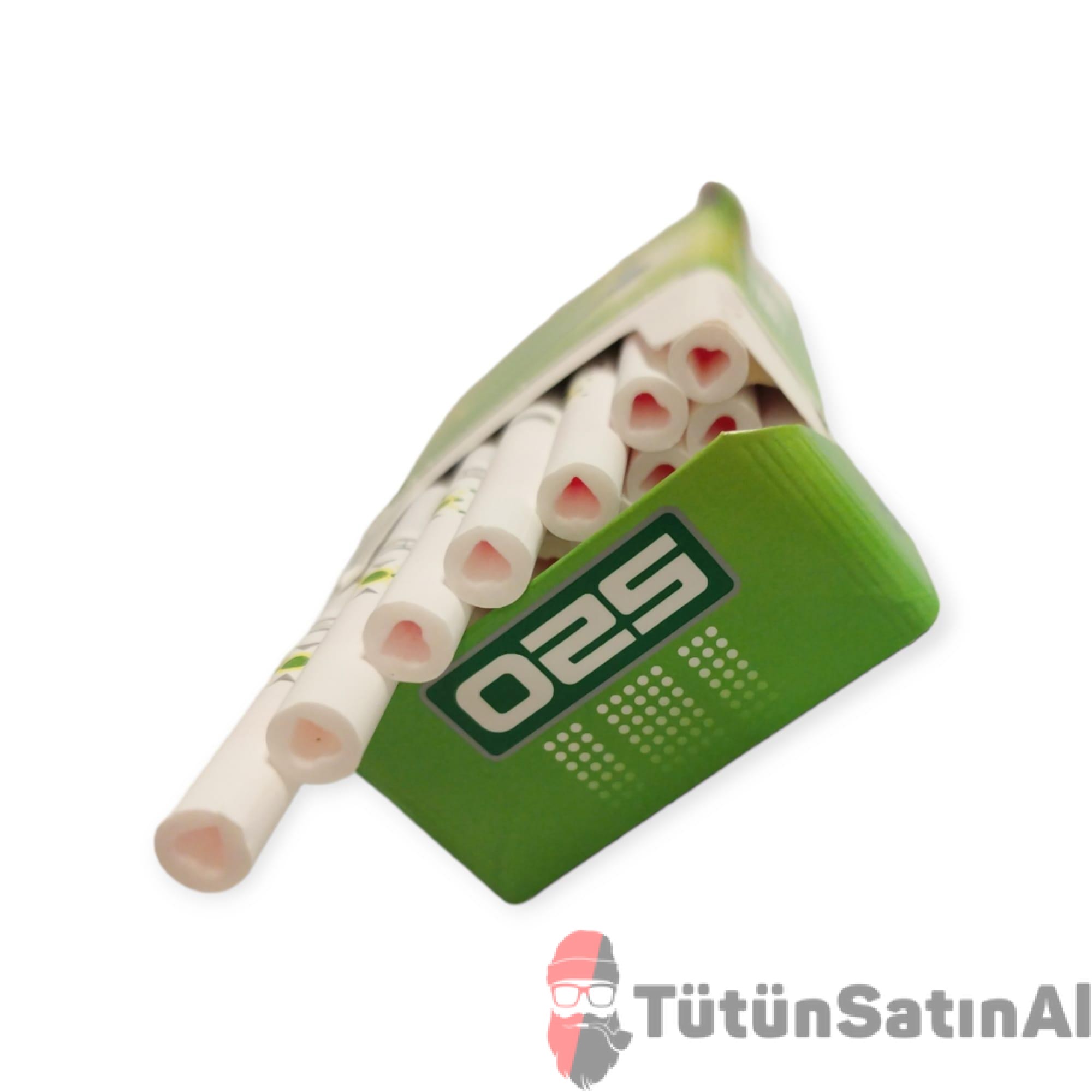 TTL 520 Elma Mentollü Kalpli Sigara 2 TTL 520 Elma Mentollü Kalpli Sigara - Görsel 2