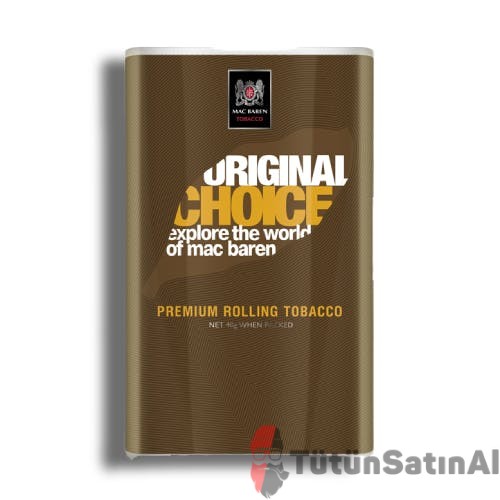 Mac Baren Original Choice #01 40Gr (Karamel-Vanilya) 1 Mac Baren Original