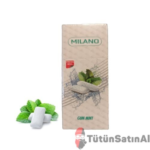 Milano Gum Mint Süperslim Sigara Satın Al- Naneli Sakız aromalı 1 Milano Gum Mint