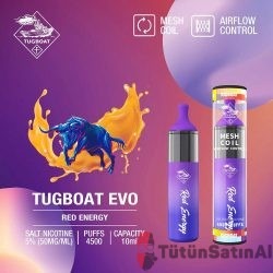 Tugboat Evo 4500 PUFFS - Red Energy
