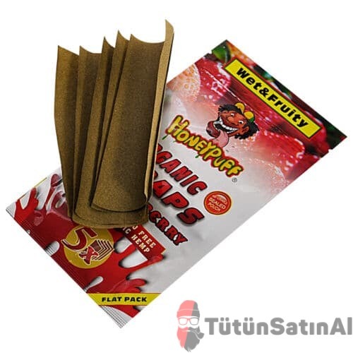 Honeypuff Organic Wraps Çilek aromalı sarma kağıdı 2 Honeypuff Organic Wraps Çilek aromalı sarma kağıdı - Görsel 2