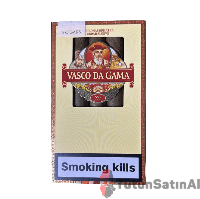 Vasco Da Gama- Claro No2 Corona Sumatra 5's 1 VASCO DA GAMA No2 Puro