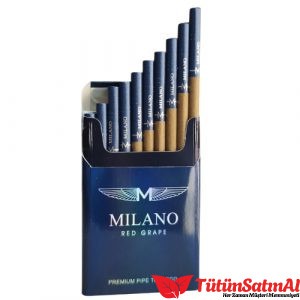 milano red grape nano wing super slim sigara galeri