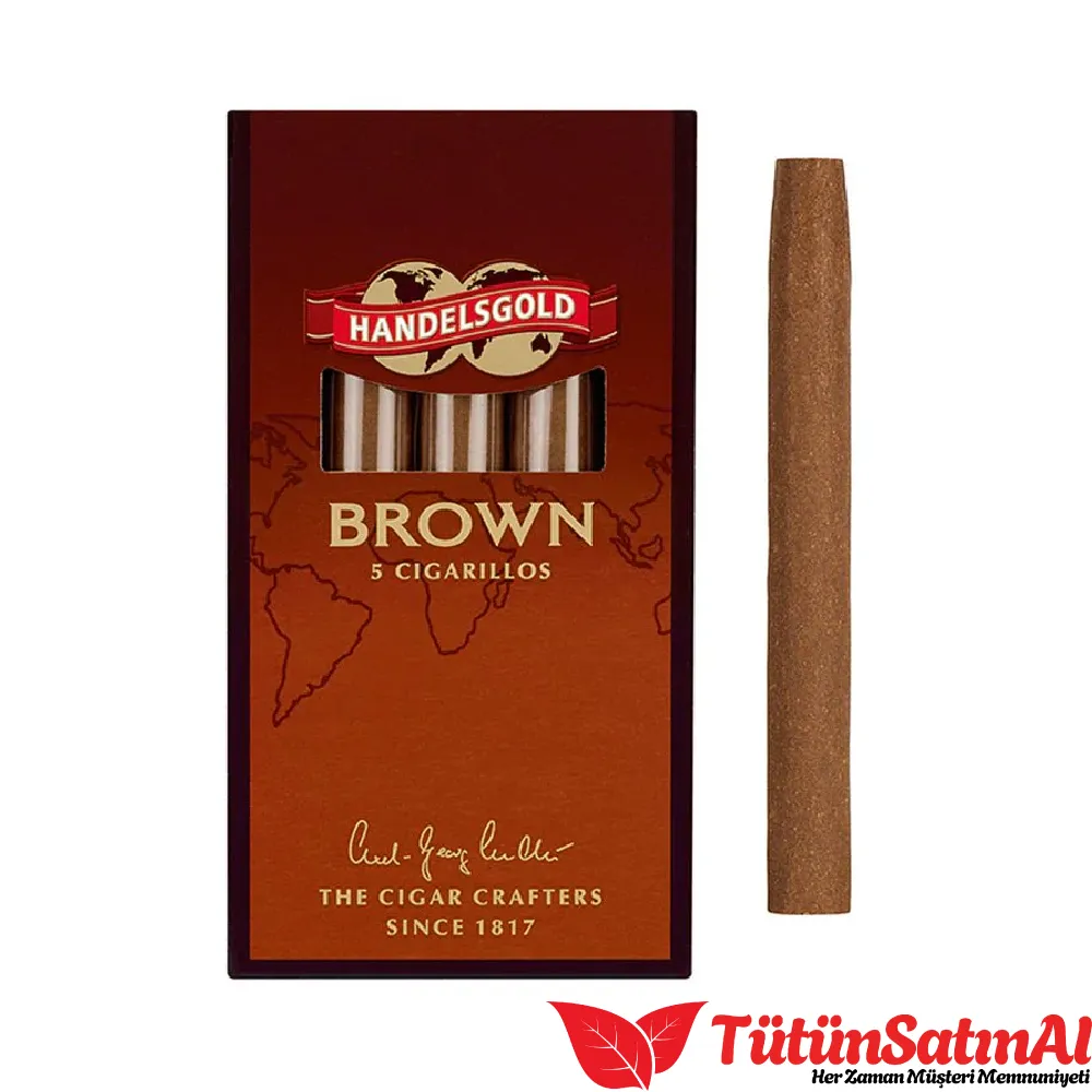 Handelsgold Brown 5 Cigarillos - Kahve Aromalı 1 Handelsgold Brown 5 Cigarillos - Kahve Aromalı